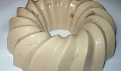 Nepečený vanilkovo-cappuccinový Amaroun s tvarohem (Děláno v jednoporcové bábovičce)