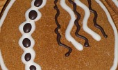 Perníčky zdobené čokoládou