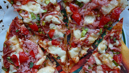 Pizza bez droždí