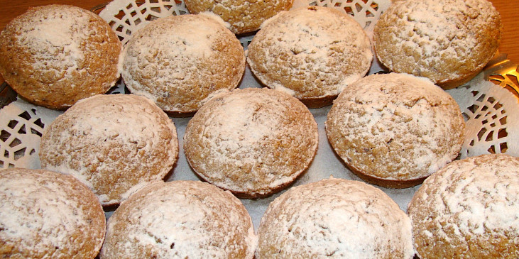 Pomerančové muffiny s ovesnými vločkami (Celá várka)