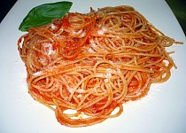 Shaterovo špagety s rajčaty