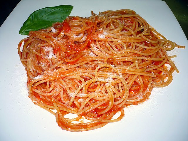 Shaterovo špagety s rajčaty, Ilustrační foto... až je budu zase dělat dám sem vlastní
