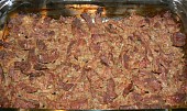 Shawerma (šaverma) po mojom (upečené mäsko vyberieme z rúry a dáme do mištičiek)