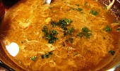 Slaninovo-krupicová polévka (bez mrkvičky :))