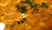 Slaninovo-krupicová polévka (bez mrkvičky :))