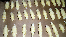 Šnečky s uzeným sýrem