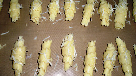 Šnečky s uzeným sýrem