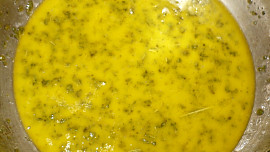 Špenátovo-bramborové knedlíky