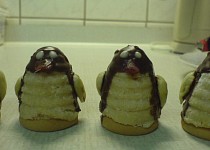 Tučňáci - nepečené cukroví