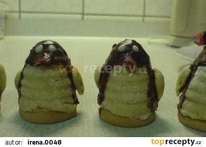 Tučňáci - nepečené cukroví
