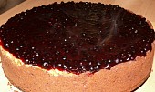 Borůvkový koláč s krémem