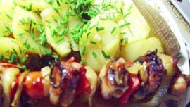 Gyrosový špíz z trouby