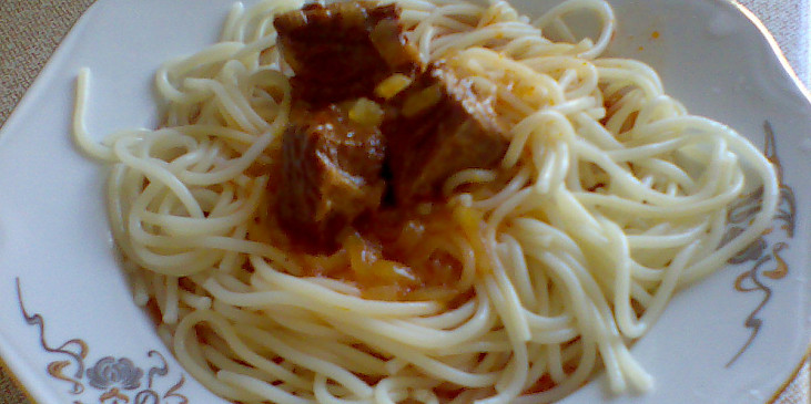 Hovězí maso na špagety