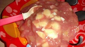 Jablíčkové pyré, Jablíčkové pyré s piškotama