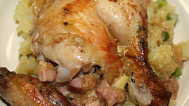 Kuře plněné olomouckými tvarůžky