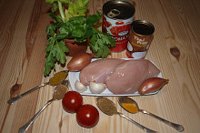 ingredience (petržel místo koriandru)