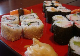 Maki sushi (Maki a California v mem podani :o) )