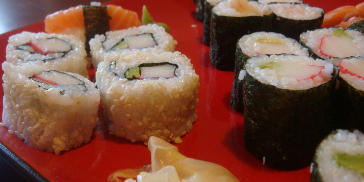 Maki sushi (Maki a California v mem podani :o) )