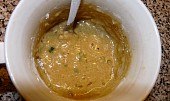 Polévka z kachních krků a králíčích polévkových dílů s česnekovozázvorovým kapáním, Kapání