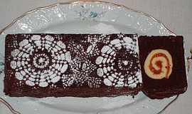 Roládo-čoko-ořechový koláč