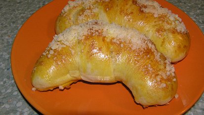 Sladké povidlové rohlíky