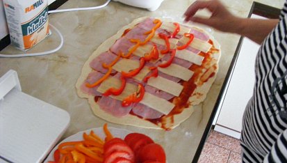 Štrúdl aĺa pizza