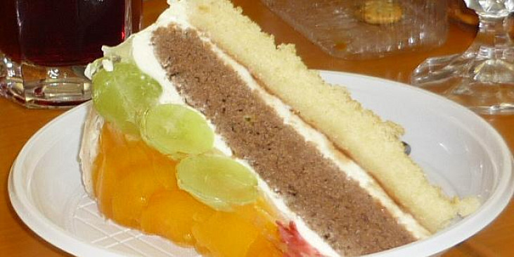 Svěží dvoubarevné dortíky (lepší foto jsem nestihla :-))