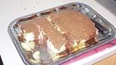 Tříbarevné řezy, Oříšková poleva 