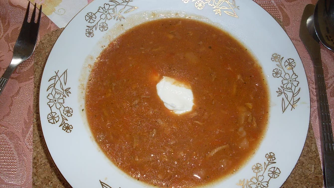 Ukrajinský boršč