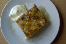 Bananovy sen sypany skorici