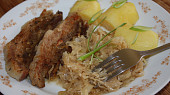 Country pečený bůček na kysaném zelí, Country pečený bůček na kysaném zelí