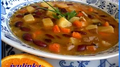 Houbovo-fazolová polévka