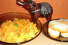 Kaju aloo matar - Vařený v české kuchyni:-)