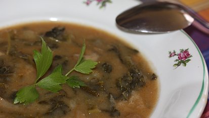 Kapustová polévka s hlívou, Kapustová polévka s hlívou