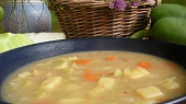 Kedlubnová polévka s máslovou jíškou