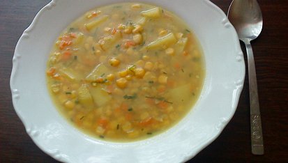 Kukuřičná lahůdková polévka