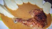 Kuře na zelenině s bramborovým knedlíkem