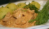 Kuřecí stroganoff a la Inka