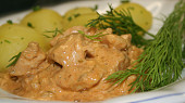 Kuřecí stroganoff a la Inka