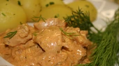 Kuřecí stroganoff a la Inka