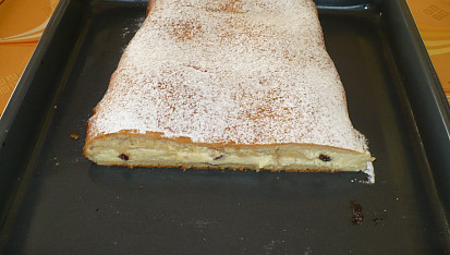 Kynutý "jakoštrůdl"s tvarohem
