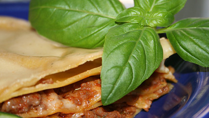 Lasagne s masem