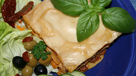 Lasagne s masem