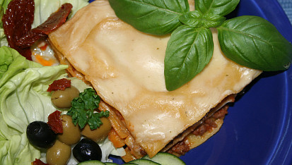Lasagne s masem