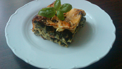 Lasagne se špenátem