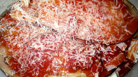 Lilková pochoutka (parmiggiana)