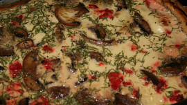 Lososová quiche