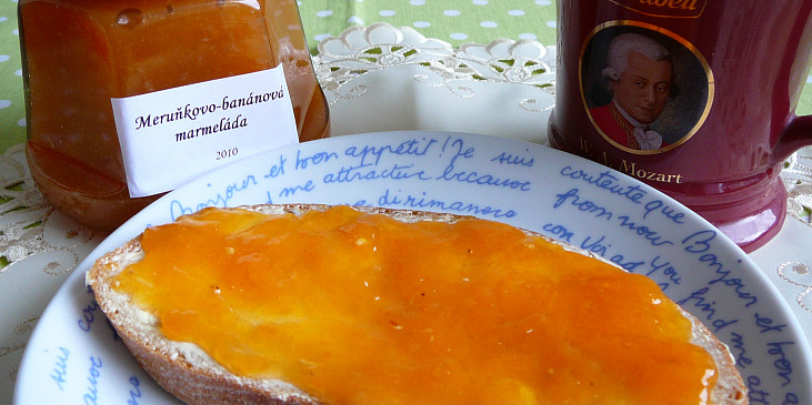 Meruňkovo - banánová marmeláda