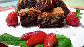 Mramorové brownies, ...moje první Brownies