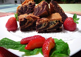 Mramorové brownies